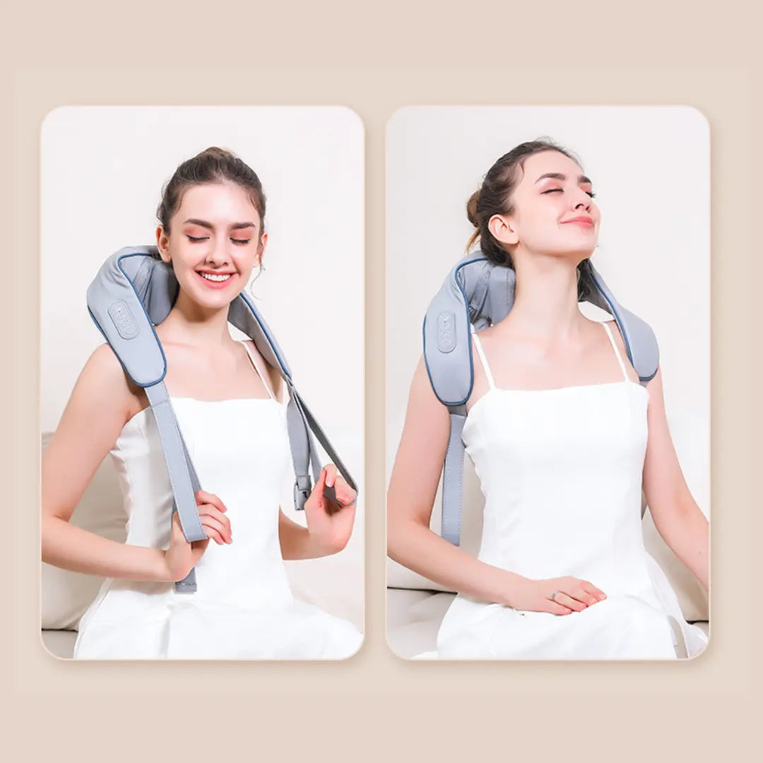 CervicalZen - Massageador para Relaxamento de Ombros e Coluna