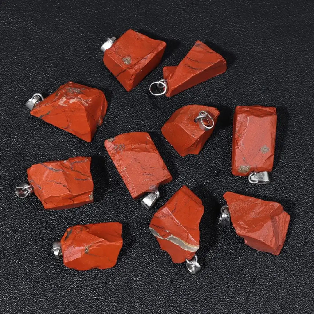Belezas da Terra - Kit com 5 Pingentes de Pedras Naturais