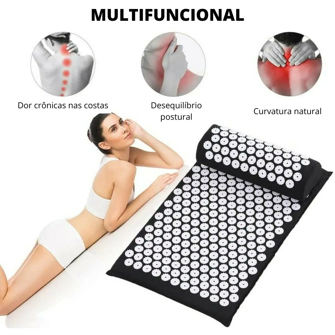 ZenMat - Tapete de Acupressão para Massagem com Acupuntura