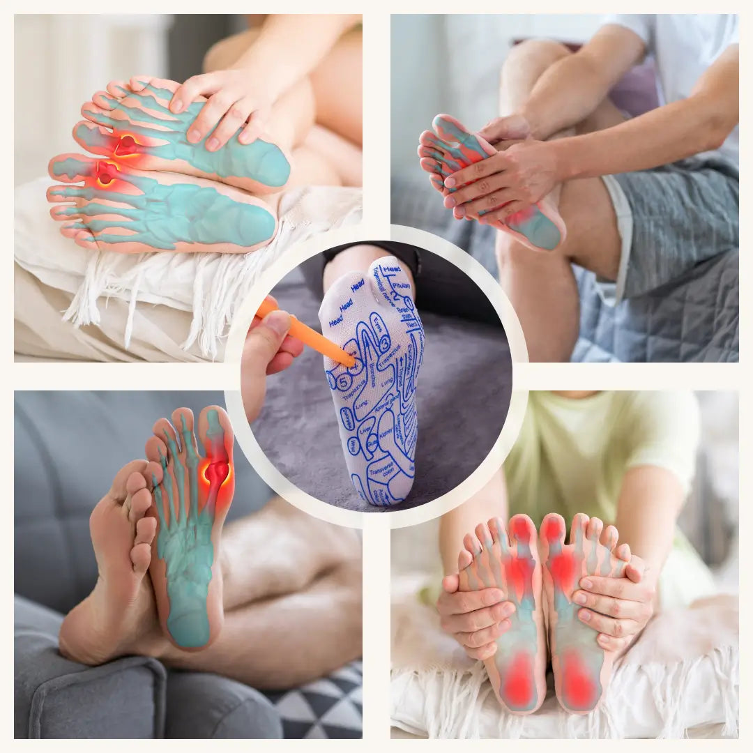 ReflexZen - Kit Reflexologia dos Pés - Alivio Imediato e Natural!