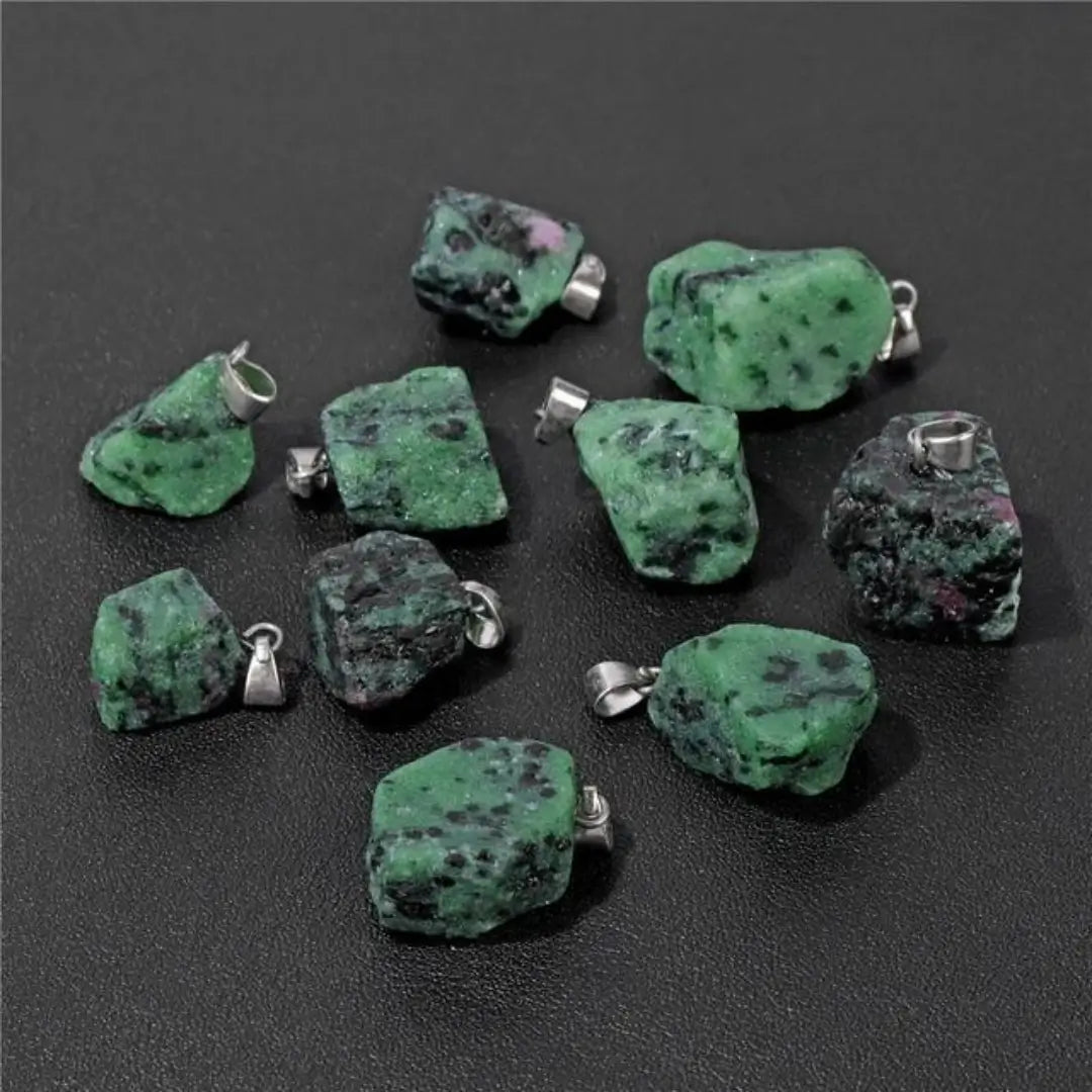 Belezas da Terra - Kit com 5 Pingentes de Pedras Naturais