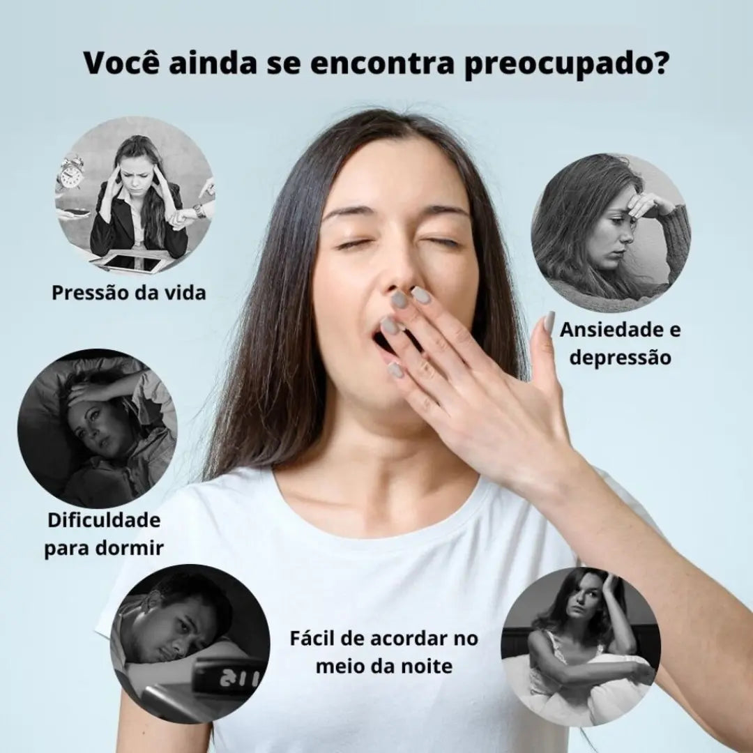 ZenTech - Dispositivo Portátil de Auxílio do Sono, Projetado para Insônia, Ansiedade e Relaxamento