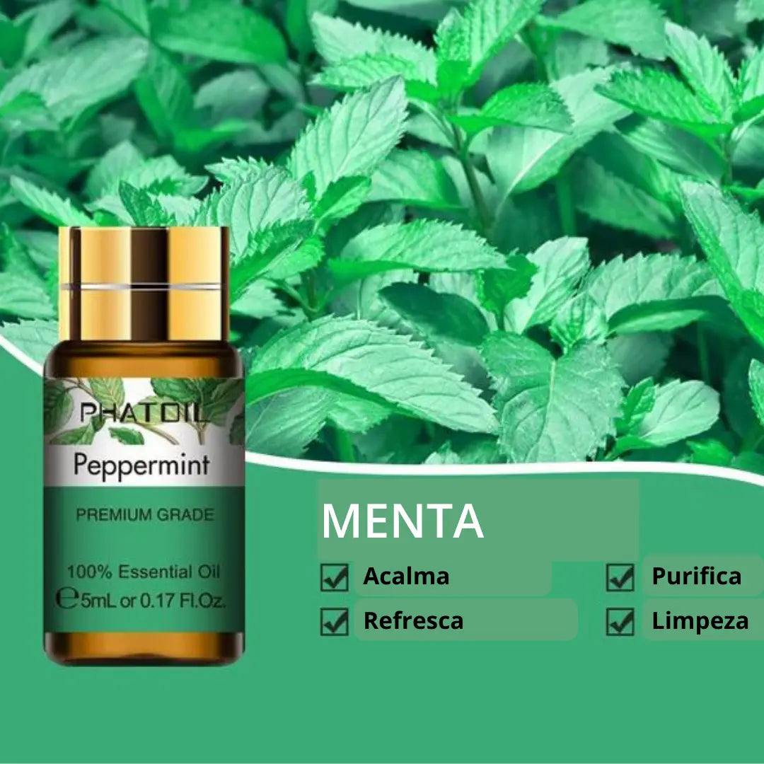 ZenOil - Óleo Essencial Premium 5ml - Menta