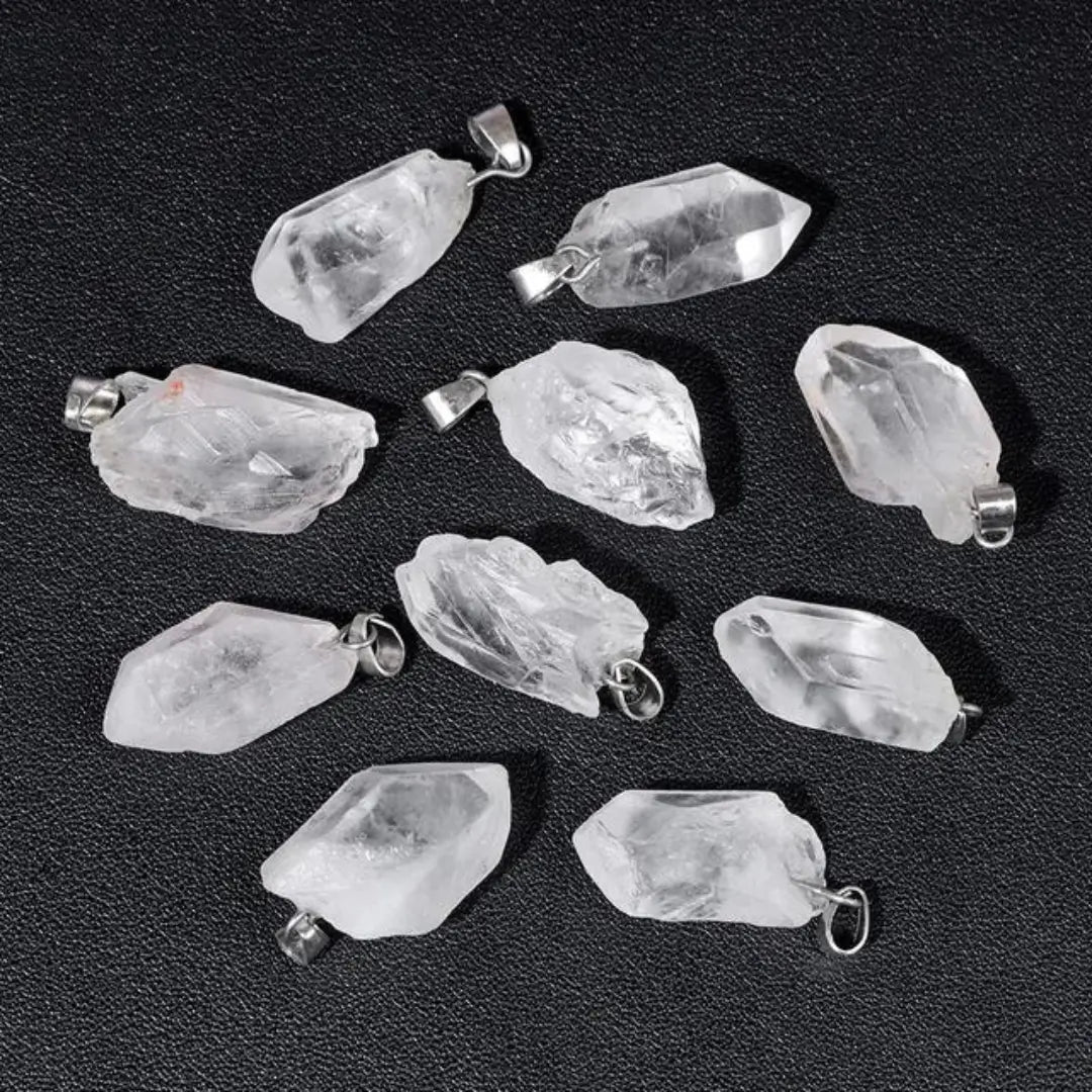 Belezas da Terra - Kit com 5 Pingentes de Pedras Naturais