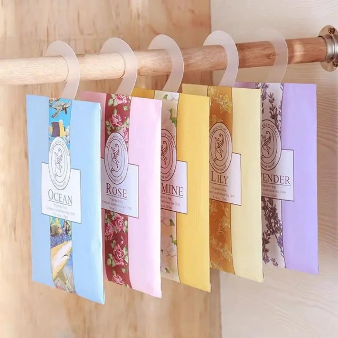 AuraFina - Bolsa de Sachês Aromáticos para Elevar o Ambiente com Elegância - 6 Sachês