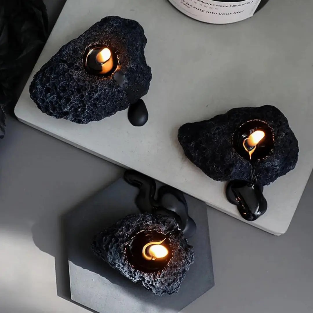 Essência da Terra - Vela Aromaterapia em Formato de Pedra, Elevando seu Ambiente para uma Experiência Zen