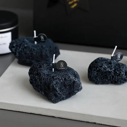 Essência da Terra - Vela Aromaterapia em Formato de Pedra, Elevando seu Ambiente para uma Experiência Zen