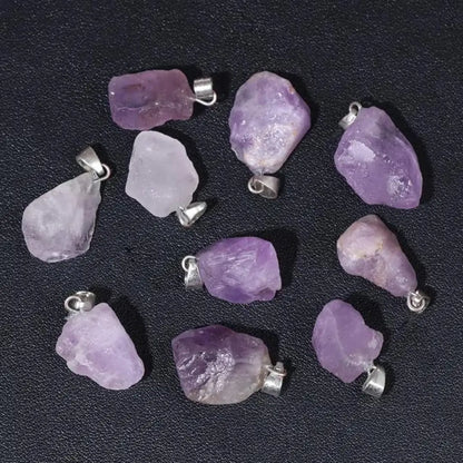 Belezas da Terra - Kit com 5 Pingentes de Pedras Naturais